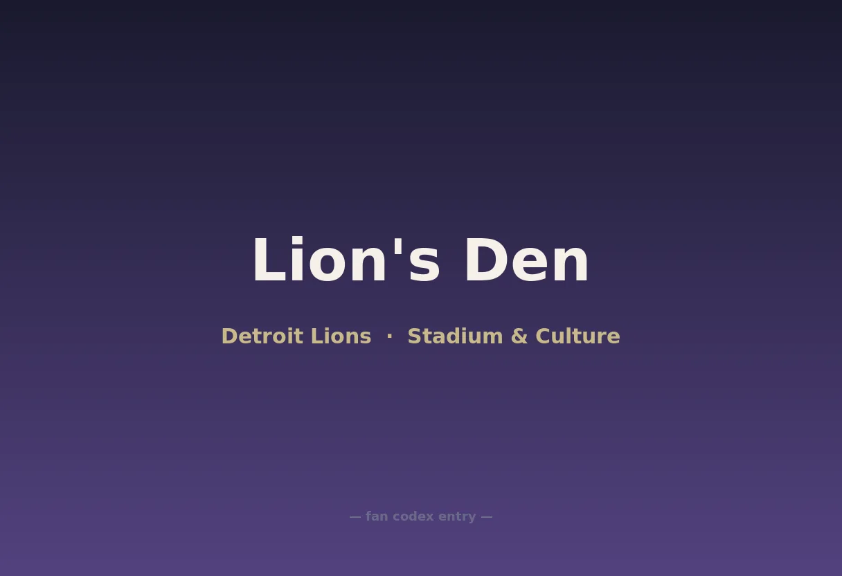 Lion's Den