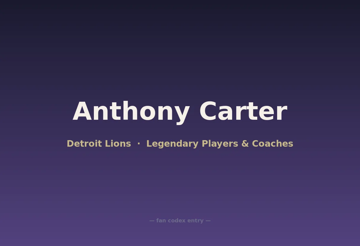 Anthony Carter