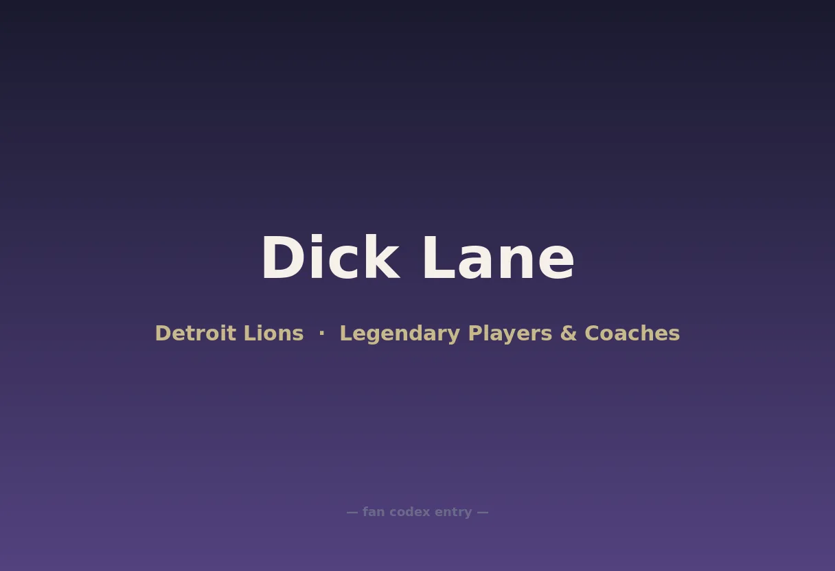 Dick Lane