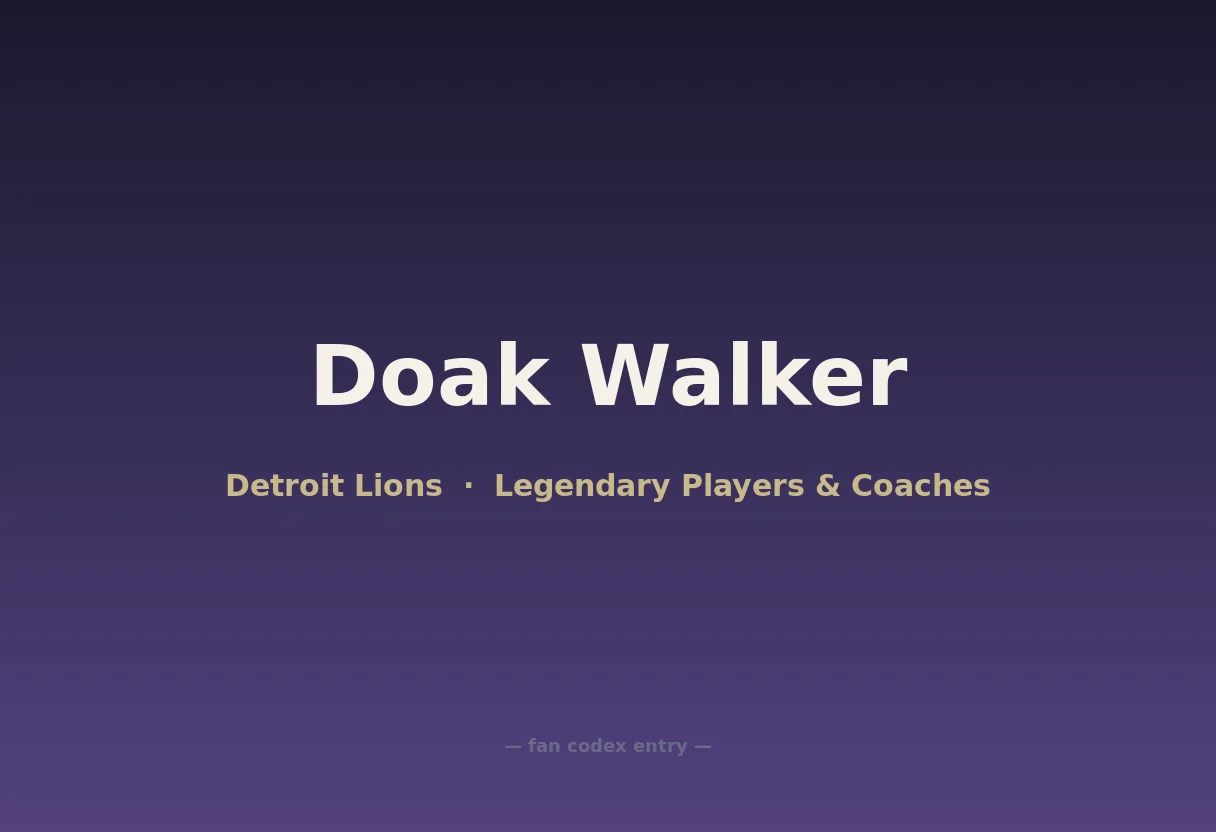 Doak Walker