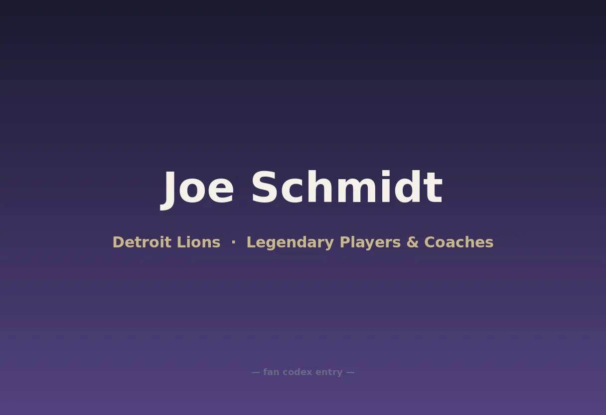 Joe Schmidt