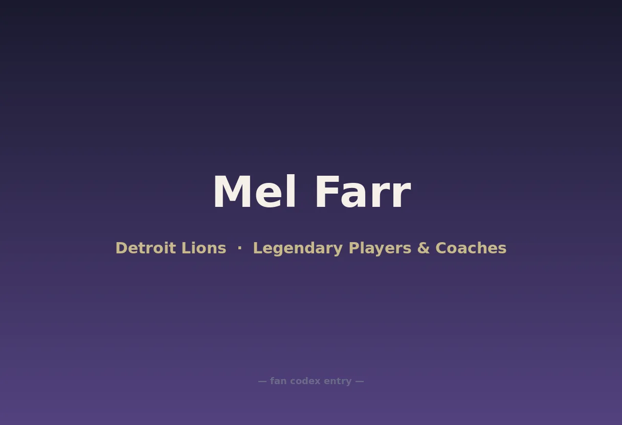 Mel Farr