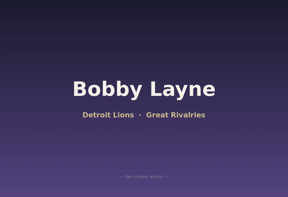 Bobby Layne
